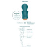 Xocoon Mini Wand Traveller Wand 10.5cm Vert